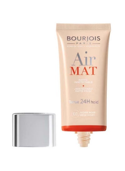 Buy BOURJOIS PARIS Air Mat 24H Foundation 01 Rose Ivory in Egypt