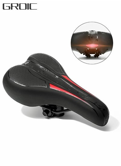 Buy Comfortable Bike Saddle Mountain Bicycle Seat, Waterproof Breathable Slim Side Profession Road Bike Seat Outdoor Cycling Cushion Pad Soft Memory Foam Cushion in Saudi Arabia