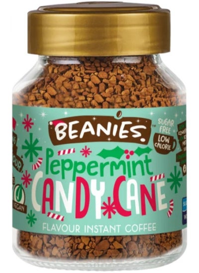 Buy Peppermint Candy Cane Flavour Instant Coffee 50g in UAE