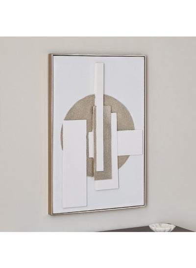 Buy Walmer 3D Abstract Framed Wall Art 62 x 92 x 4.5 cm in UAE