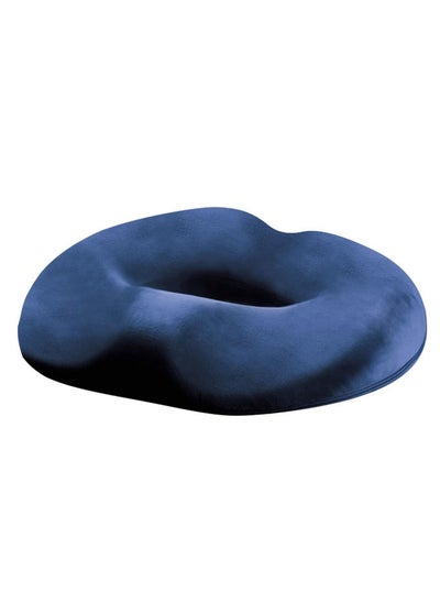 اشتري Tycom Memory Foam Donut Pillow Tailbone Pain Relief, Memory Foam Seat Cushion for Office Chair, Wheelchair Office Chair Cushion for Back Cushion (Blue) في الامارات