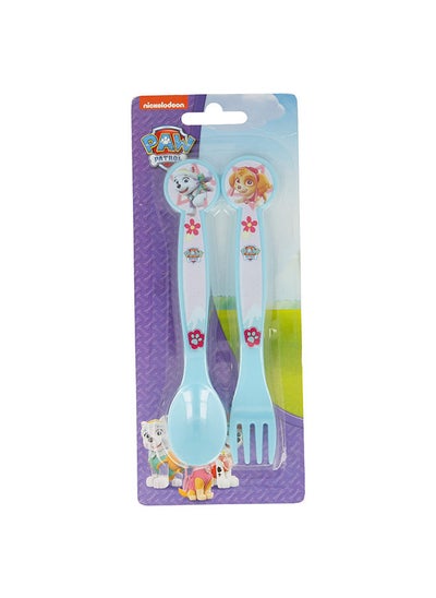 Buy Disney Cutlery Pp 2Pcs Set Paw Patrol Girl in UAE