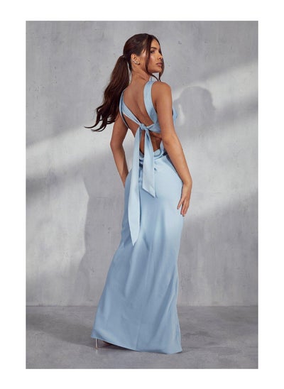 اشتري Premium Cowl Neck Draped Maxi Dress في السعودية