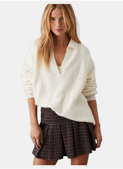 Buy AE Oversized Collared Sweater in Egypt