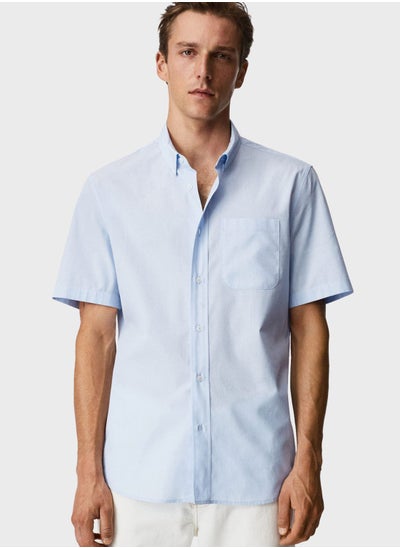 Buy Button Down Regular Fit Shirt in Saudi Arabia