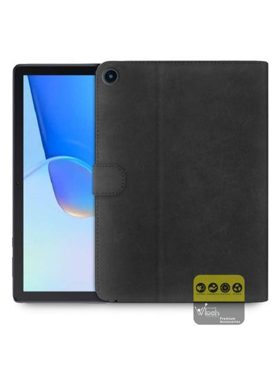 Buy High Quality PU Leather Flip Case Cover Stand For Huawei MatePad SE 10.4 Inch 2022 Black in Saudi Arabia