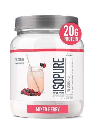 Buy Isopure Infusions Protein Powder Mixed Berry 16 Servings  400 g in UAE