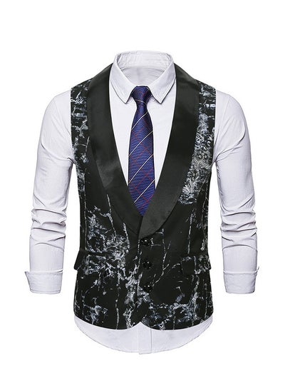 Buy New Slanted Placket Zipper Suit Vest in Saudi Arabia