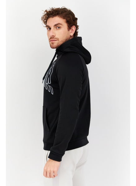 اشتري Men Sportswear Fit Training Hoodie, Black في الامارات