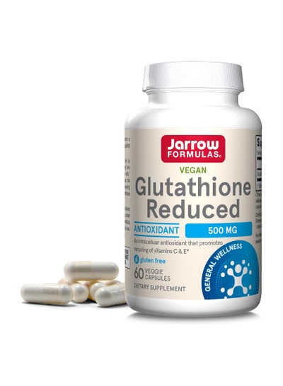 سعر Glutathione Reduced, 500 mg, 60 Veggie Caps فى السعودية | نون السعودية 
