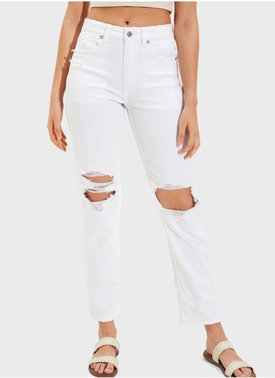 Buy Ripped Mom Jeans in UAE