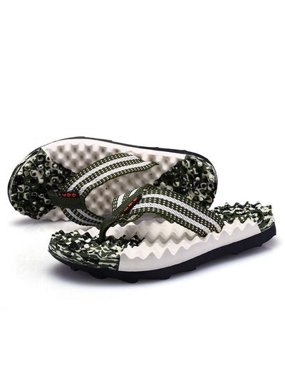 Buy Men's Non Slip Flip-flops Sandals Green in Saudi Arabia