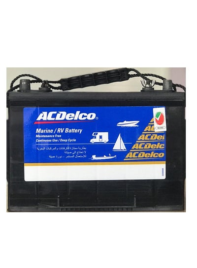 Buy AC Delco Deep Cycle Marine RV Battery M27MF 12V 105AH in UAE