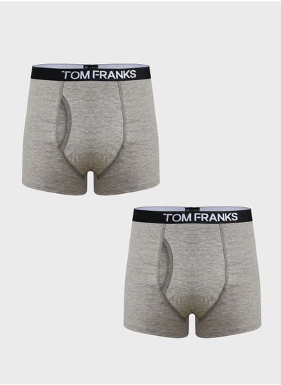 Buy Mens 2 Pack Keyhole Trunks in UAE