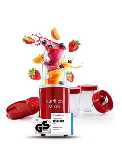 Buy Nutrition Mixer - 11-Piece Smoothie Maker, Food Processor with Recipes and To-Go Lids in UAE