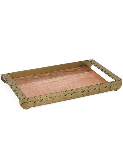 اشتري Kohi Tray, Beige - 35.5x3.8 cm في الامارات