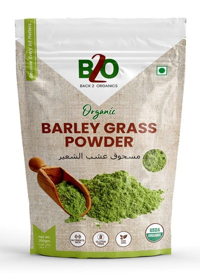 Buy Barley Grass Powder, 200 Gm in UAE