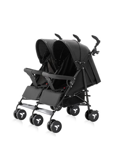 Buy Teknum Twin Stroller Fellow - Black in UAE