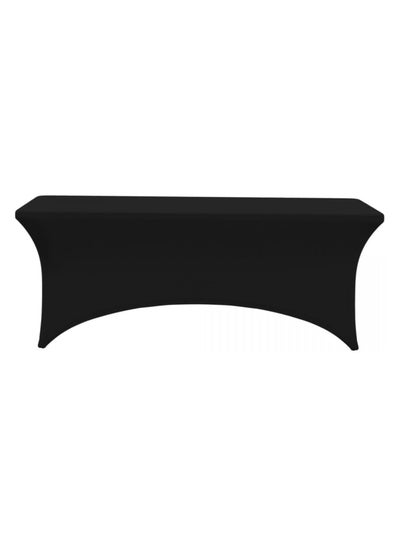 Buy Spandex Tablecloth 6ft, Universal Fit Stretch Spandex Tablecloth, Wrinkle Resistant Elastic Stretchable Tablecloth Cover for Parties, Banquets, Weddings and Events in UAE