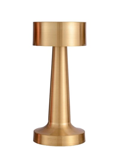 Buy Retro Minimalist Small Table Lamps Gold 21x9x9cm in UAE
