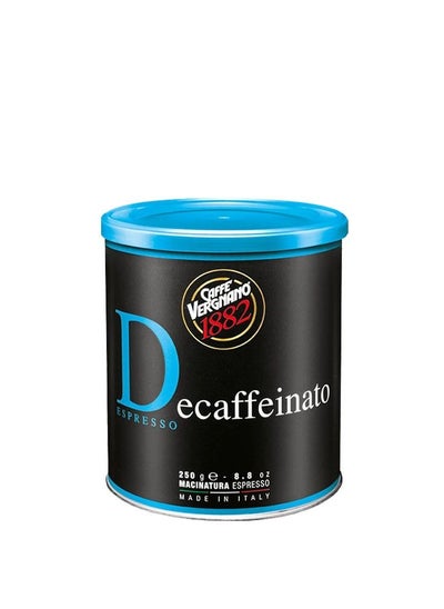 Buy Decaffeinato Decaf Ground Coffee Tin 250g in UAE