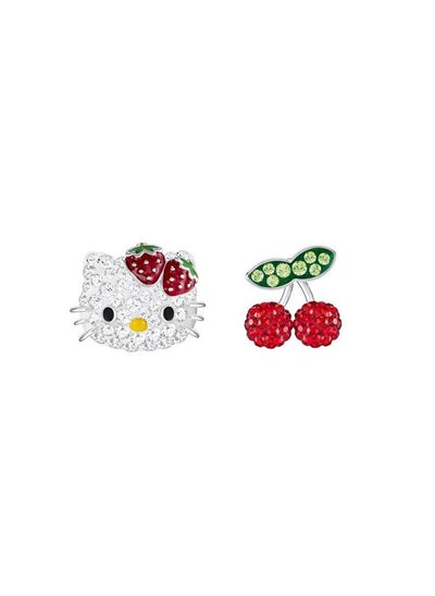 اشتري Hello Kitty Asymmetrical Cute Cherry Earrings في السعودية