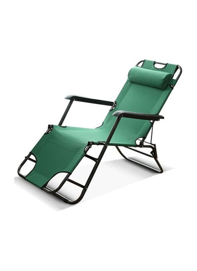 Buy Folding Zero Gravity Camping Chair Summer Folding Beach Chair Sun Loungers Outdoor Folding Recliner Portable Back Fishing Chair Wild Camping Beach Stool Rest Bed Sunbed For Home-(Green) in UAE