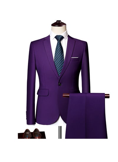 اشتري New Slim Fit Suit Set في السعودية