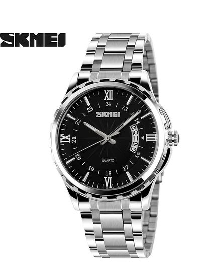 Buy Watches for Men Stainless Steel Quartz Water Resistant Watch in Saudi Arabia