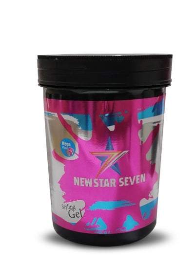 Buy Hair Gel NEW STAR 7 Black 850 ML in Egypt