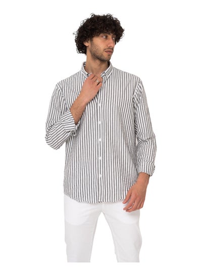 Buy Slim Fit Striped Oxford Shirt in Egypt