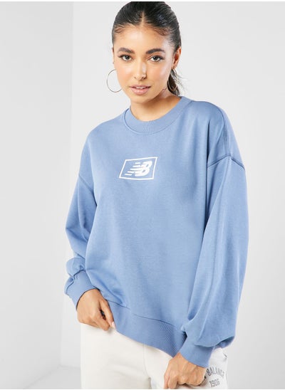 Buy Essentials Graphic Terry Sweatshirt in UAE