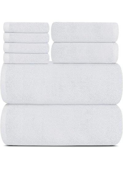 اشتري Premium Bath Towels Set Pack of 8 في الامارات