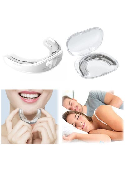 Buy Anti Snore Devices Snore Stopper Mouthpiece, Anti Snoring Night Mouth Guard, Sleep Aid Night Mouth Guard for Grinding Teeth Stop Snoring, Corrective Breathing Positioning Mouth Guard in Saudi Arabia