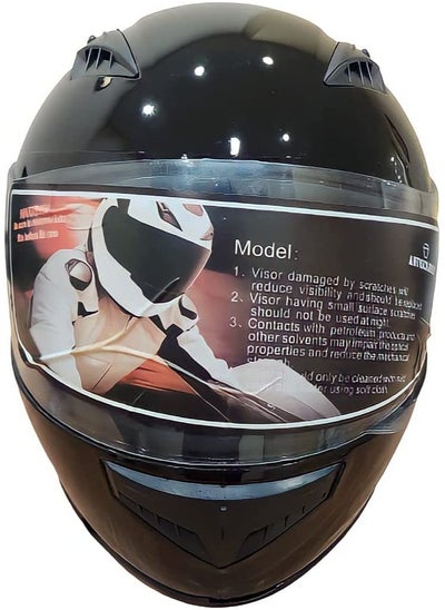 Buy The Hawaiian motorcycle helmet is lined from the inside and is closed from the front with a safety belt and a removable cover for protection from the sun and dust in Egypt