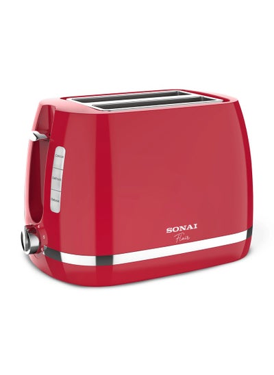 Buy Sonai SH-1820 Toaster-Flair 870 Watt – Red SH-1820RE Toaster-Flair 870 Watt – White in Egypt