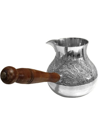 Buy Turkish coffee pot/Cezve/briki /Brass jazva/coffee warmer/Ramadan gift in UAE