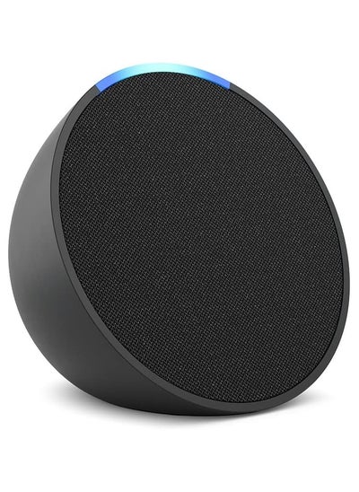 اشتري Echo Pop Full sound compact Wi-Fi & Bluetooth smart speaker with Alexa Use your voice to control smart home devices, play music or the Quran, and more (speaks English & Khaleeji) black في الامارات