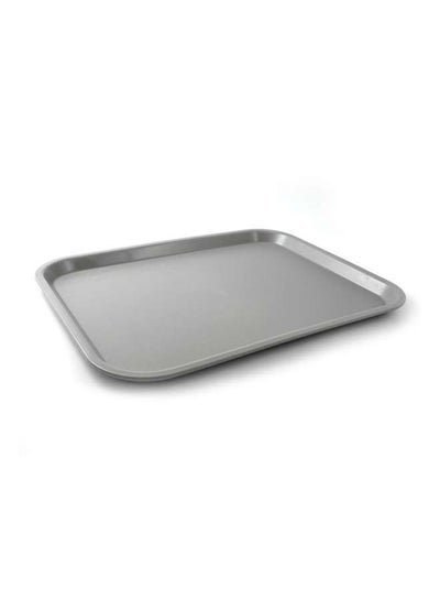 Buy Fast Food Tray Plastic - 45x35 Grey in UAE