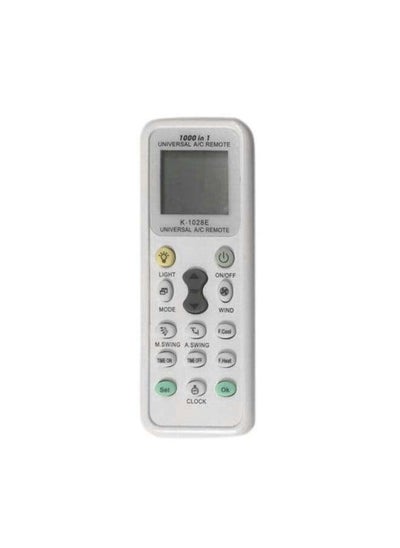 اشتري Universal Air Conditioner Remote Control White في الامارات