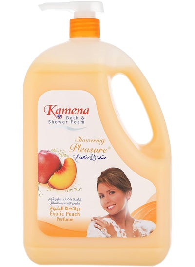 Buy Kamena Bath & Shower Foam Herbal Exotic Peach 2 L in Egypt