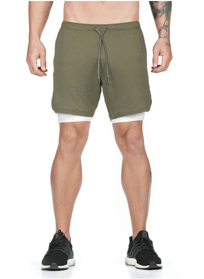 اشتري Men's Beach Shorts Sports Running Shorts Mesh Sports Fitness Shorts في السعودية