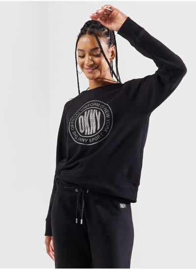 اشتري Crew Neck Logo Sweatshirt في السعودية