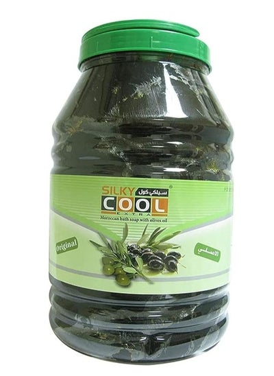 Buy Silky Cool Extra Olive Oil Moroccan Bath Soap Jar 5 kg in UAE