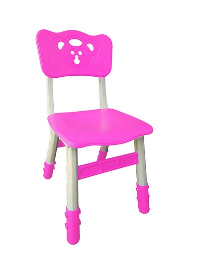 Buy Flexible Portable Strong Frame Study Chairs Kids Furniture With Broad Wide Seating For Children - Pink in UAE