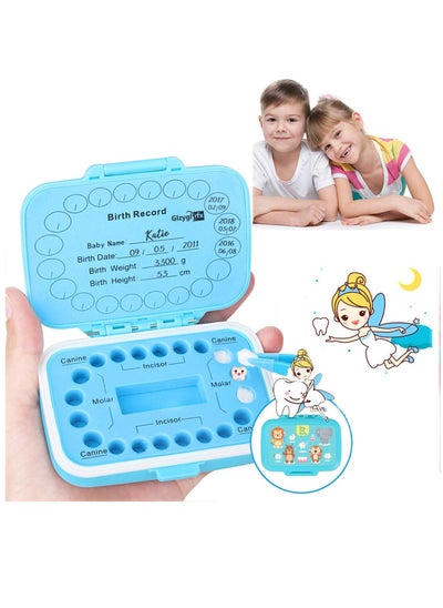 اشتري Tooth Box Kids Keepsake Box Organizer Gift for Baby Teeth Kids Deciduous Teeth Collection Save Children Teeth to Keep The Childhood Memory في السعودية