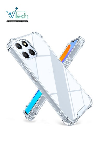 Buy Shock Proof Transparent Hard PC Back Case Cover For Honor X8 5G / X6 5G Clear in Saudi Arabia