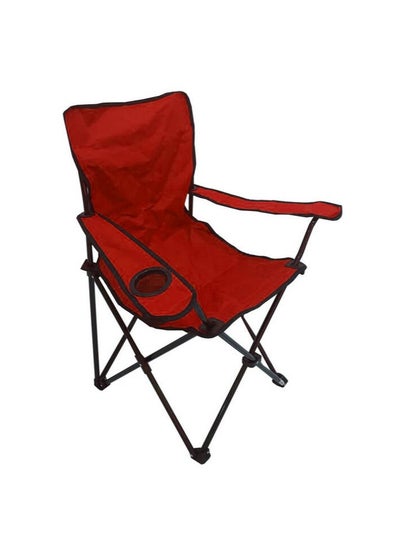 Buy Folding Camping Chair Compact, lightweight and portable design with cup holder Weatherproof, splash and water resistant Perfect for outdoor, fishing and beach use in Egypt