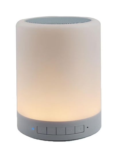 Buy LED Touch Lamp Rechargeable Bluetooth 3D Bass Speaker with Dancing Light Feature in Egypt