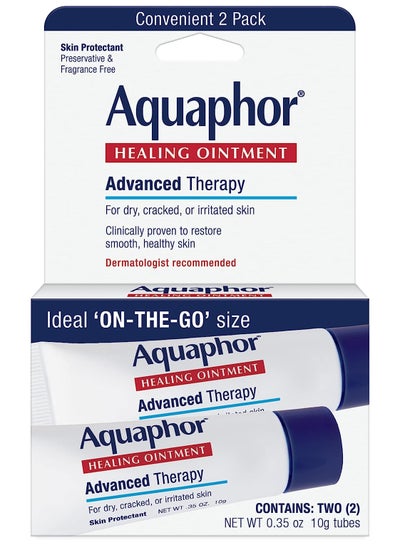 Buy Aquaphor Healing Ointment Dry, Cracked and Irritated Skin Protectant.35 oz Dual Pack in Saudi Arabia